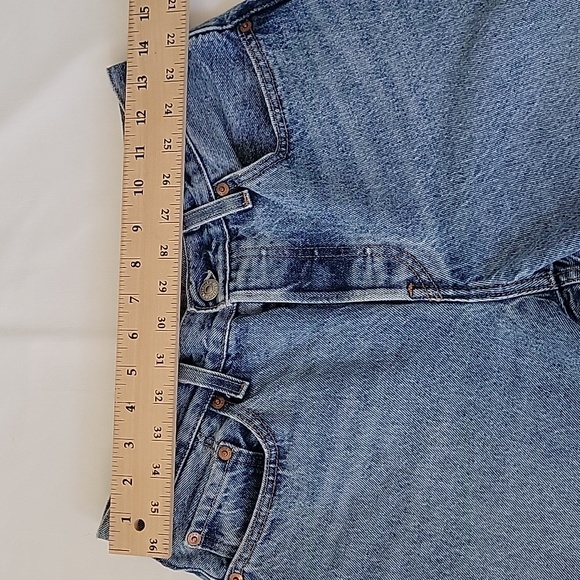 Levi's 501 Womens Jeans 26 Waist 30 Length Leather Patch Big L Tag 100% cotton - Picture 11 of 11